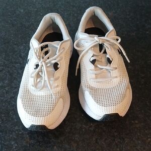 White Mesh Athletic Sneakers
